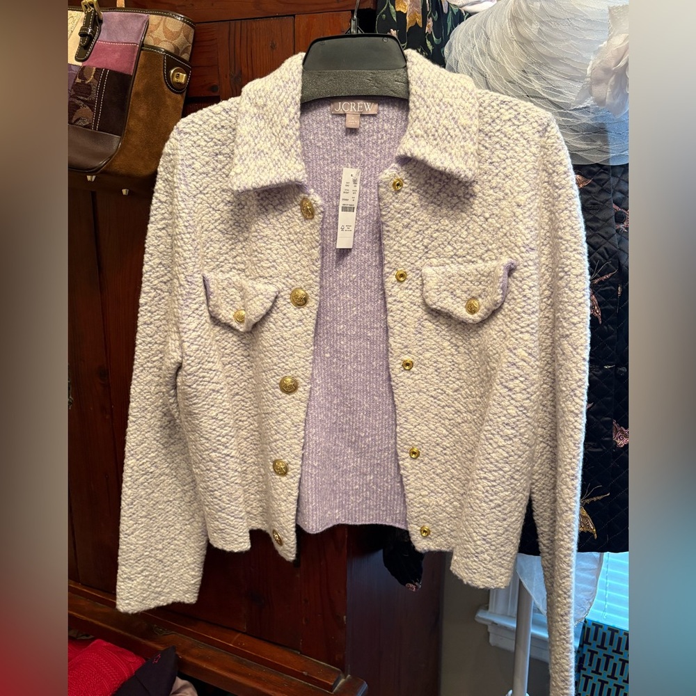 Jcrew Lady Sweater Jacket